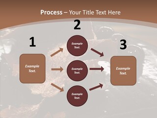 Chocolate Counter Flour PowerPoint Template