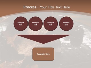 Chocolate Counter Flour PowerPoint Template