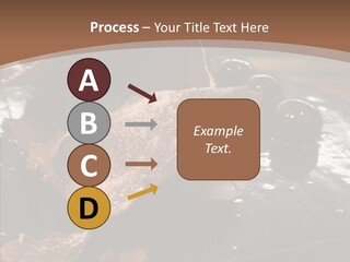 Chocolate Counter Flour PowerPoint Template