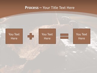 Chocolate Counter Flour PowerPoint Template