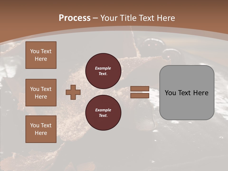 Chocolate Counter Flour PowerPoint Template