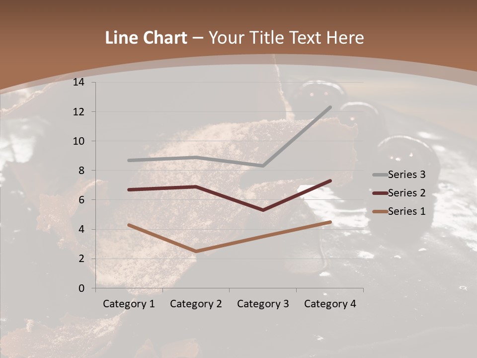 Chocolate Counter Flour PowerPoint Template