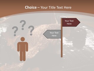 Chocolate Counter Flour PowerPoint Template