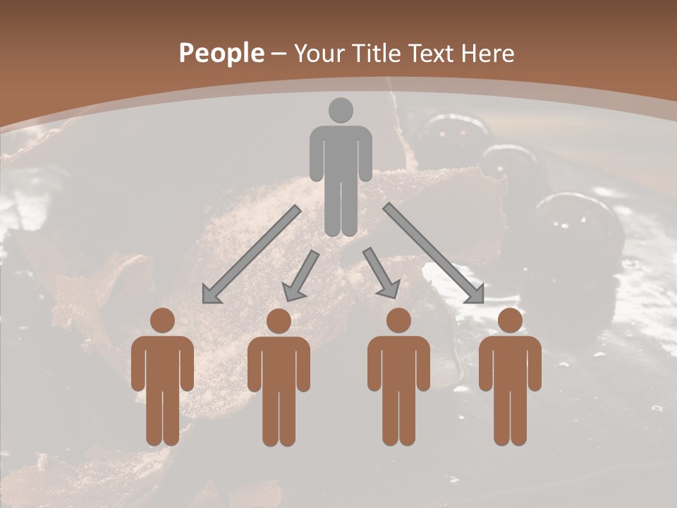 Chocolate Counter Flour PowerPoint Template