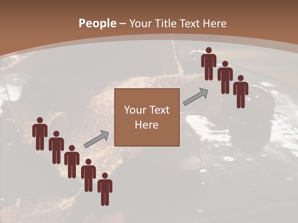 Chocolate Counter Flour PowerPoint Template