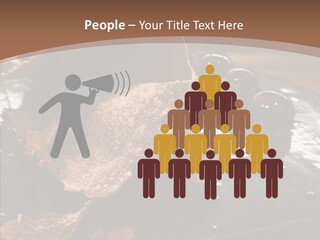 Chocolate Counter Flour PowerPoint Template