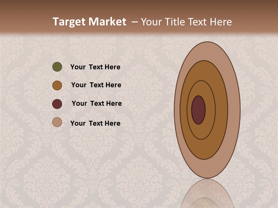 Foliage Outline Pattern PowerPoint Template