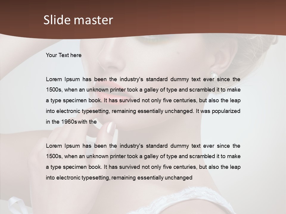 Pearls Wraith Bracelet PowerPoint Template