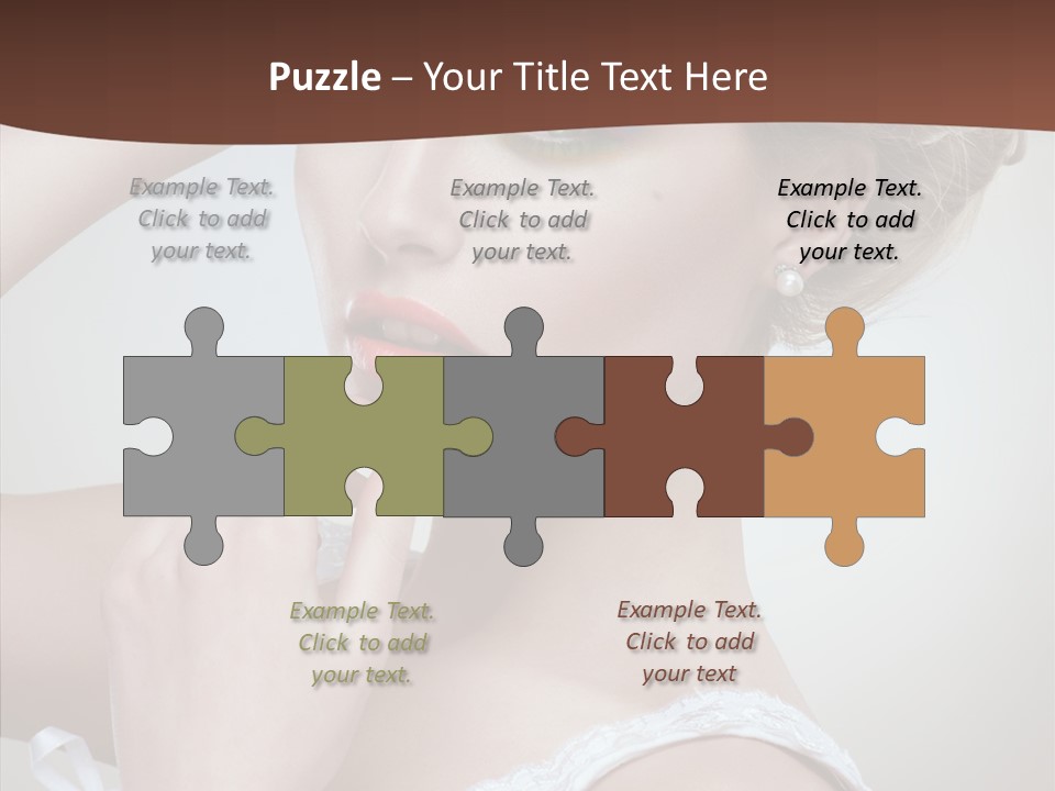 Pearls Wraith Bracelet PowerPoint Template