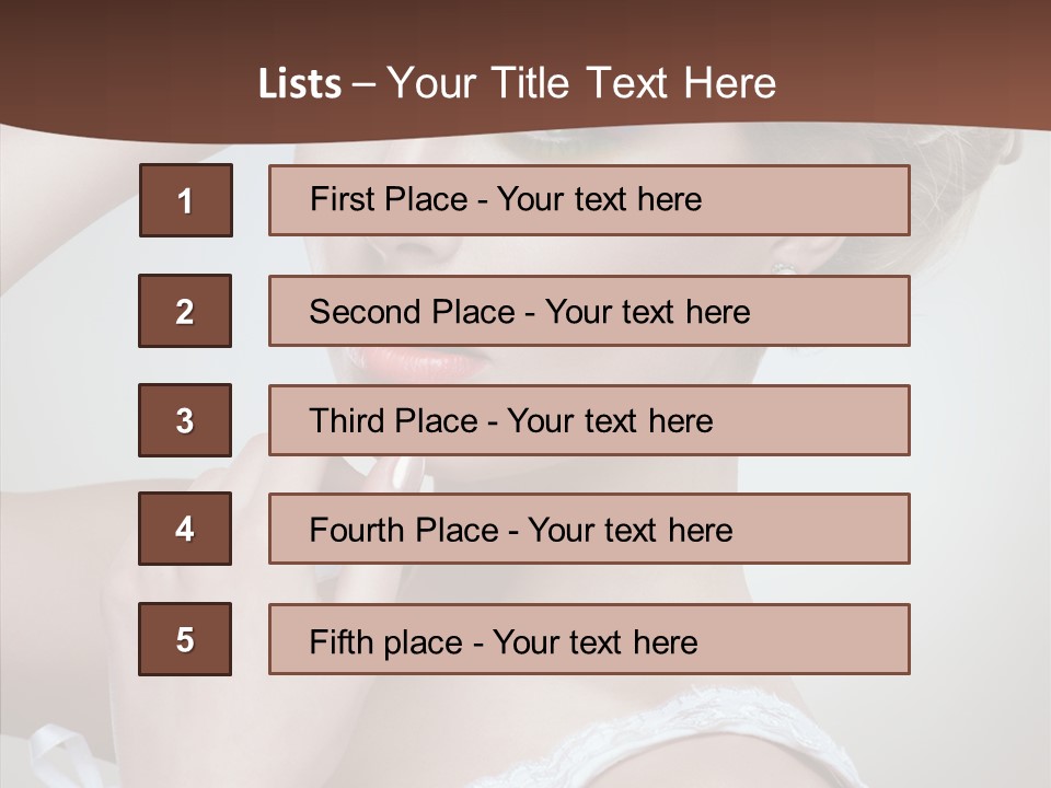 Pearls Wraith Bracelet PowerPoint Template