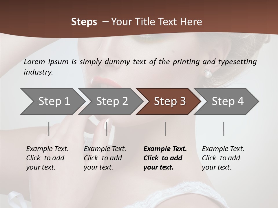 Pearls Wraith Bracelet PowerPoint Template