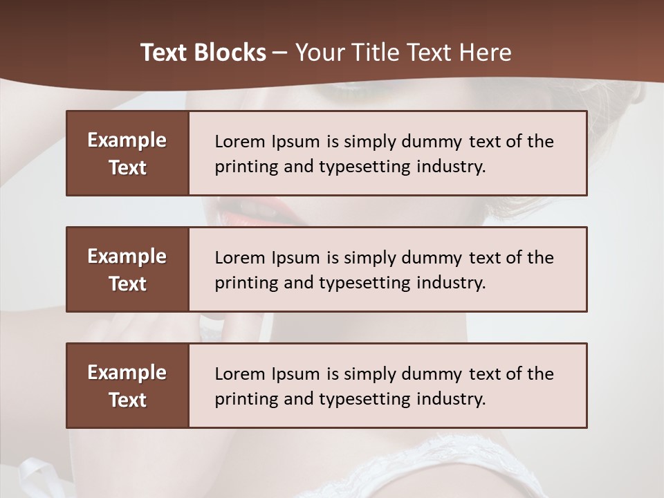 Pearls Wraith Bracelet PowerPoint Template