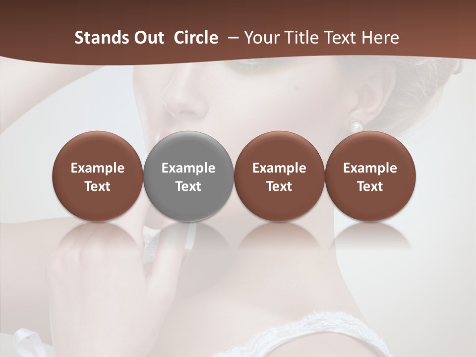 Pearls Wraith Bracelet PowerPoint Template