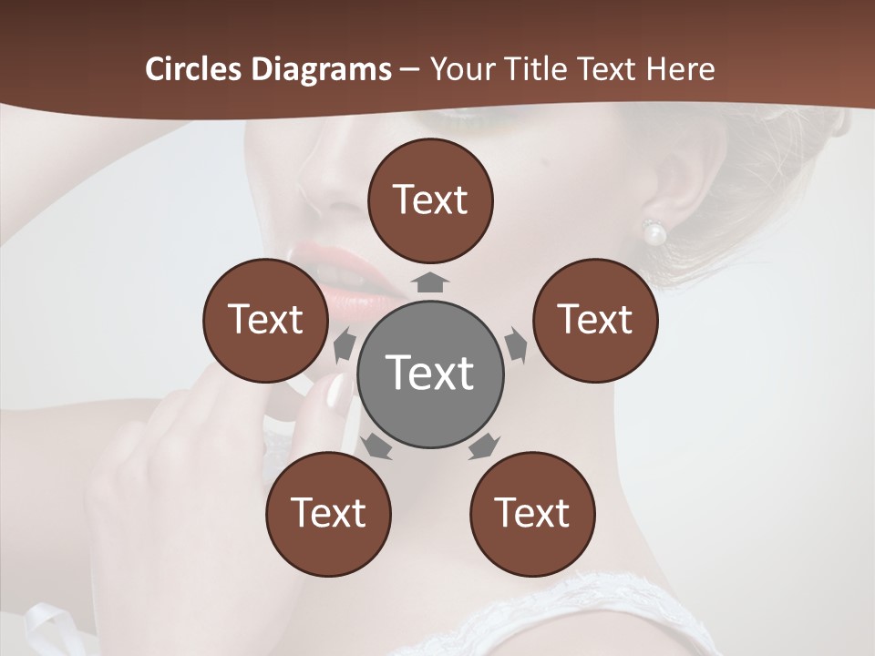 Pearls Wraith Bracelet PowerPoint Template