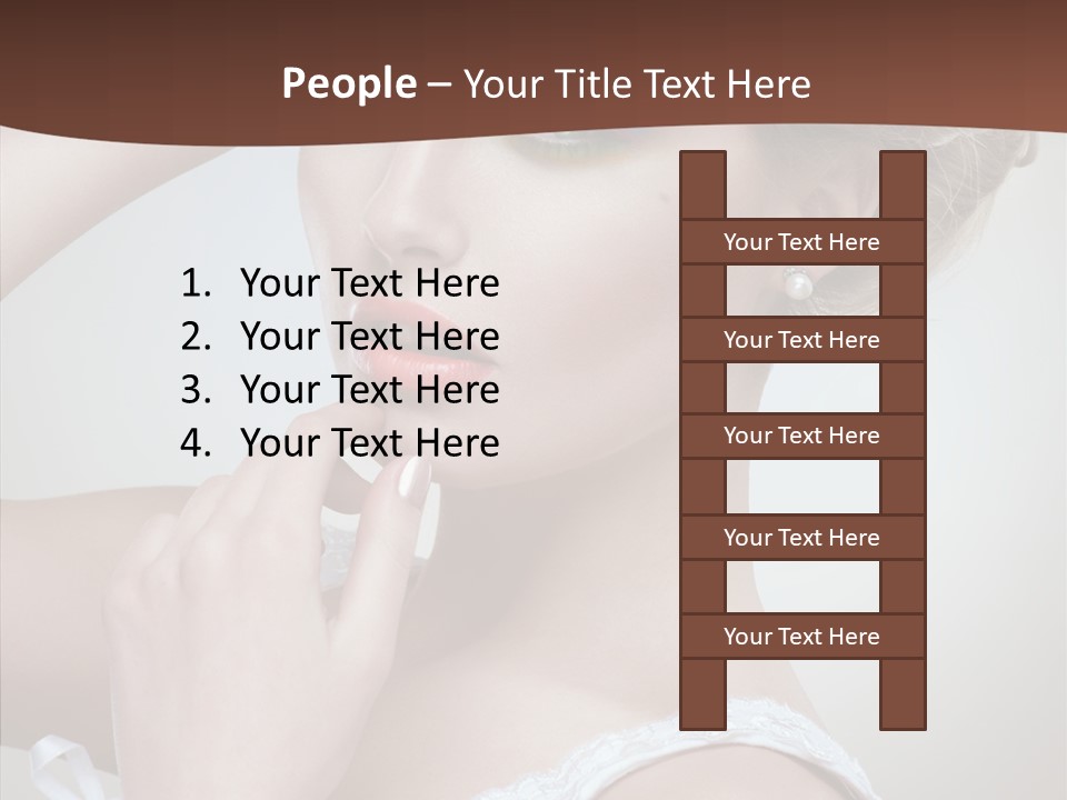 Pearls Wraith Bracelet PowerPoint Template