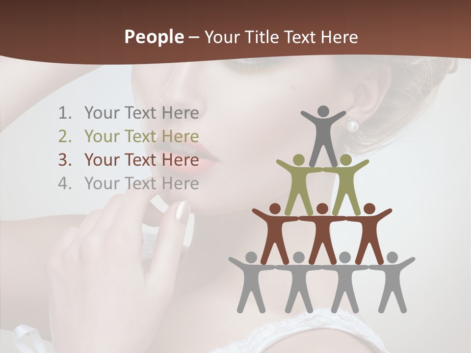 Pearls Wraith Bracelet PowerPoint Template