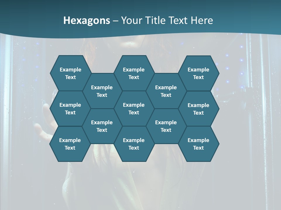 Cold Attractive Swimsuit PowerPoint Template