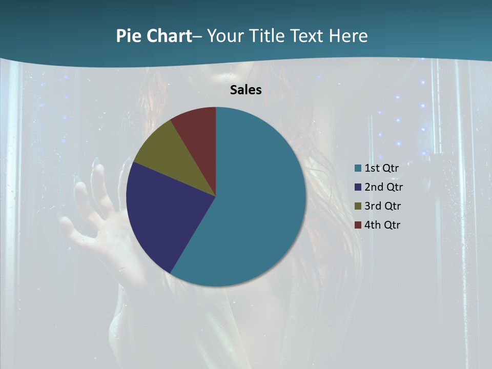 Cold Attractive Swimsuit PowerPoint Template