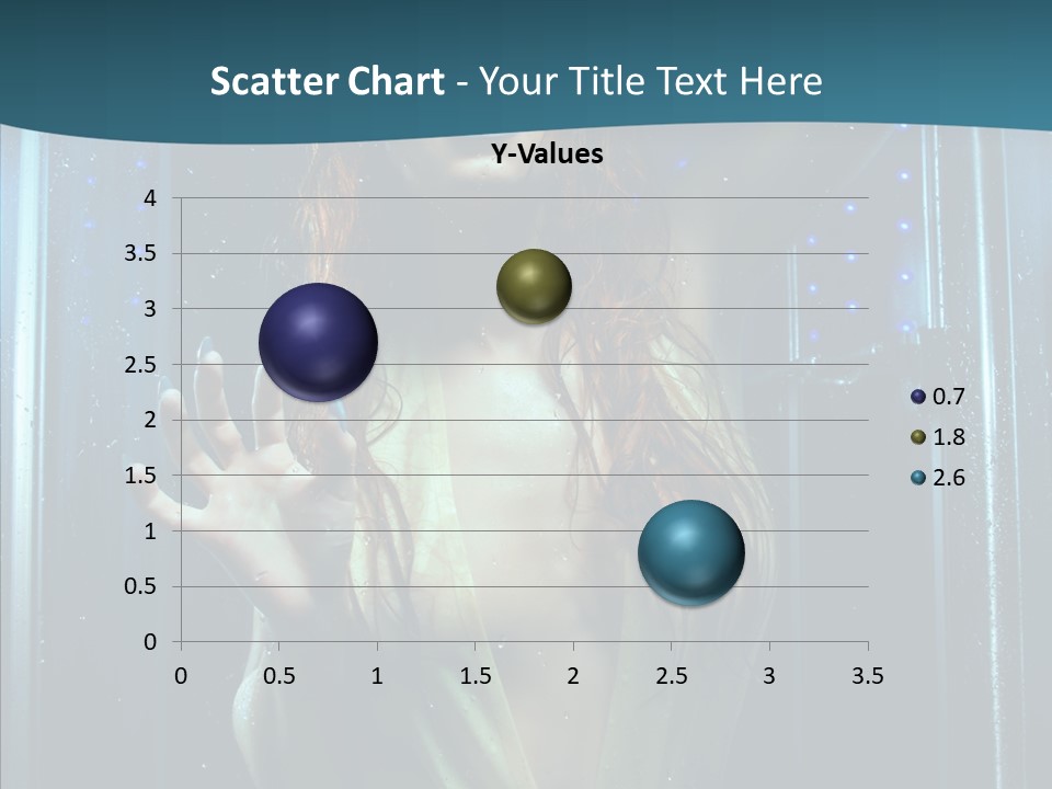 Cold Attractive Swimsuit PowerPoint Template