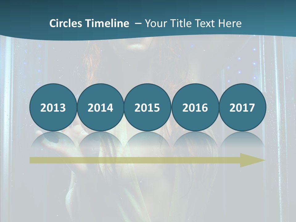 Cold Attractive Swimsuit PowerPoint Template