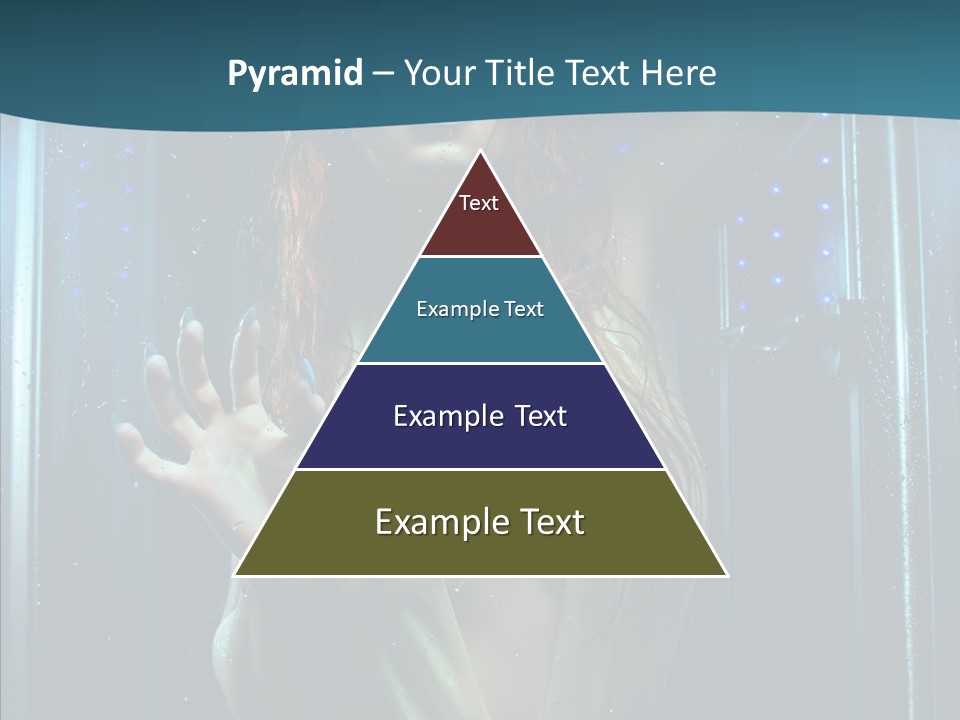 Cold Attractive Swimsuit PowerPoint Template