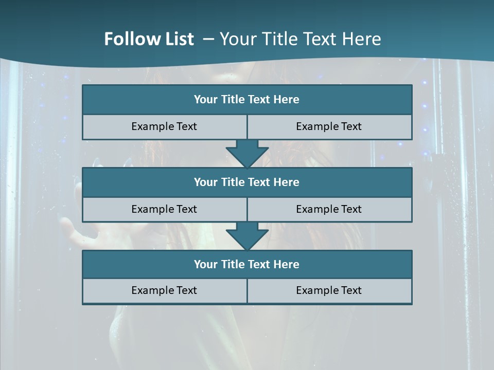 Cold Attractive Swimsuit PowerPoint Template