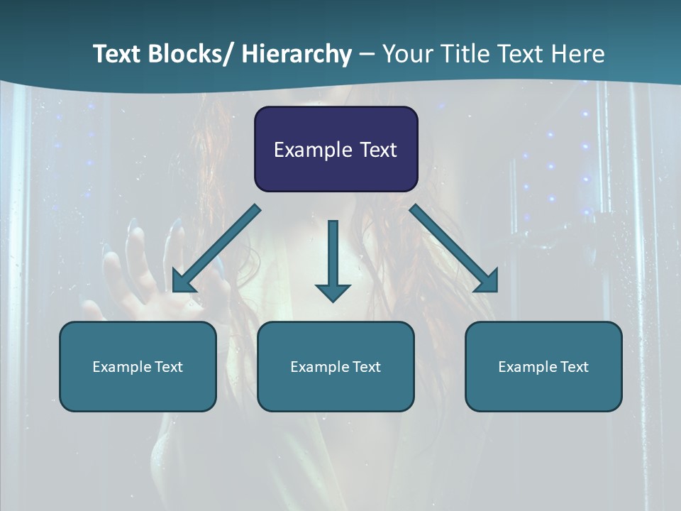 Cold Attractive Swimsuit PowerPoint Template