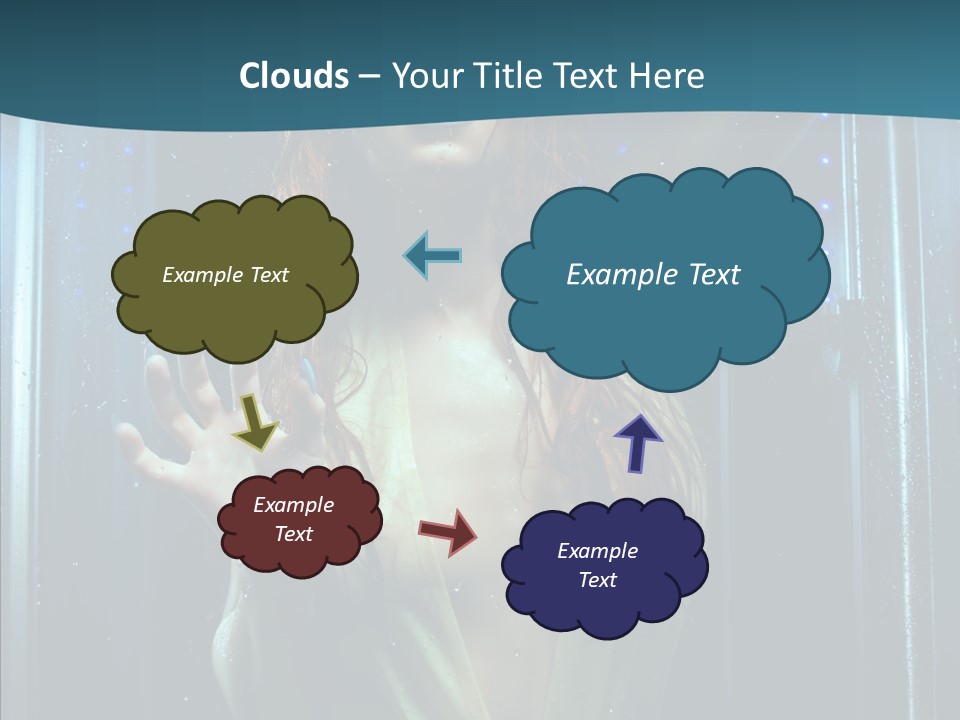 Cold Attractive Swimsuit PowerPoint Template