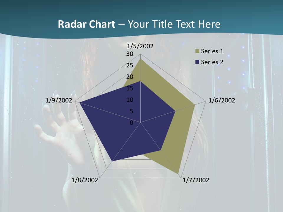 Cold Attractive Swimsuit PowerPoint Template