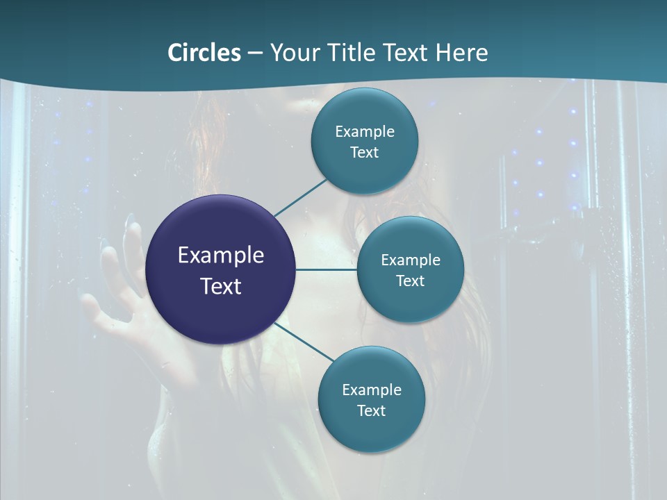 Cold Attractive Swimsuit PowerPoint Template