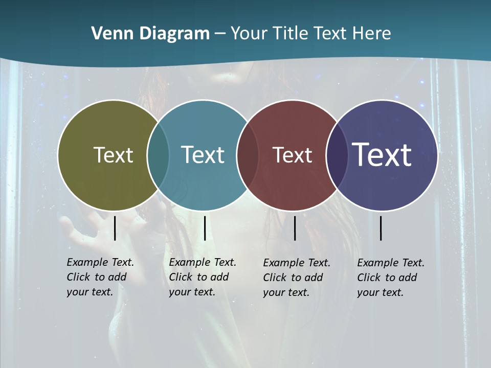 Cold Attractive Swimsuit PowerPoint Template