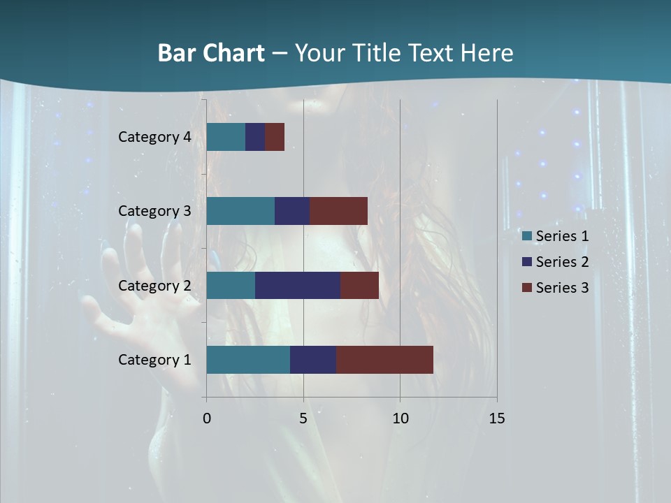 Cold Attractive Swimsuit PowerPoint Template