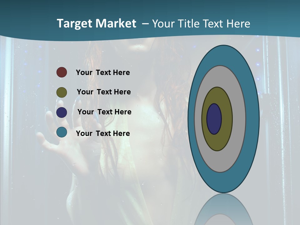 Cold Attractive Swimsuit PowerPoint Template