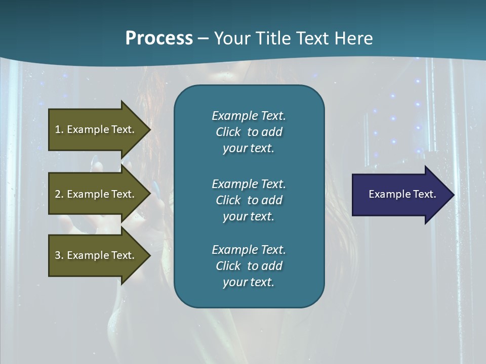 Cold Attractive Swimsuit PowerPoint Template