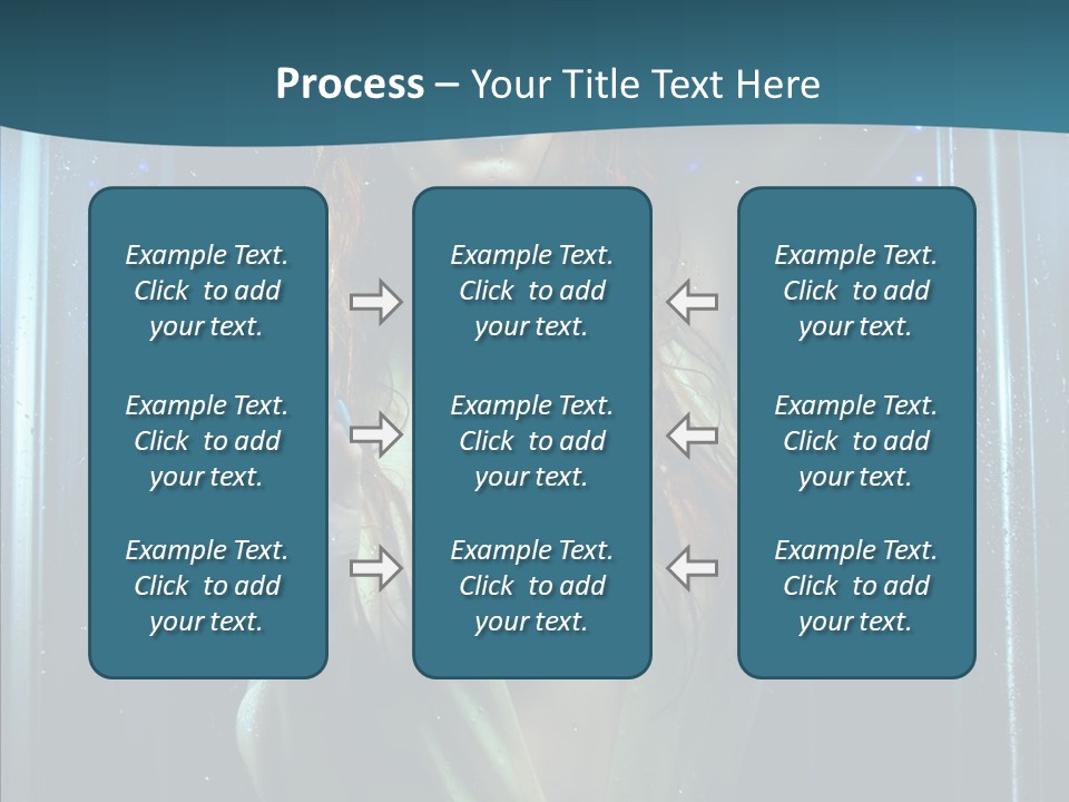 Cold Attractive Swimsuit PowerPoint Template
