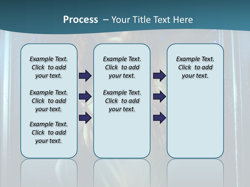 Cold Attractive Swimsuit PowerPoint Template