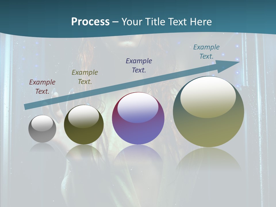 Cold Attractive Swimsuit PowerPoint Template