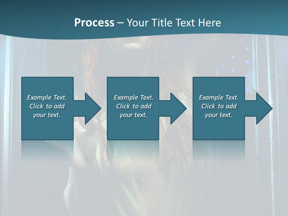 Cold Attractive Swimsuit PowerPoint Template