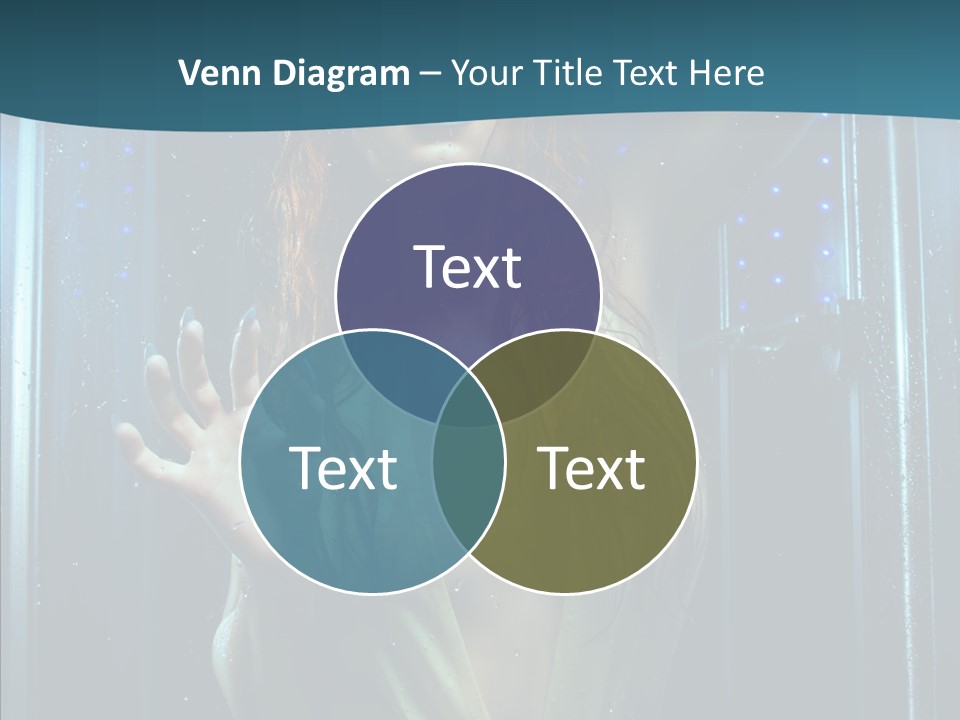 Cold Attractive Swimsuit PowerPoint Template