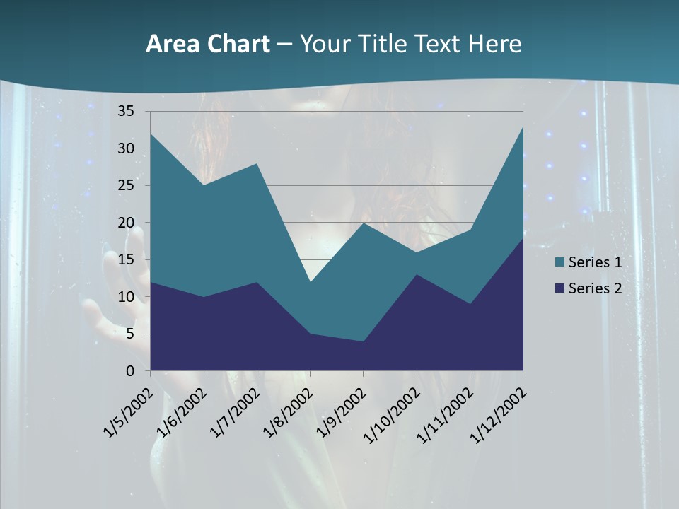 Cold Attractive Swimsuit PowerPoint Template