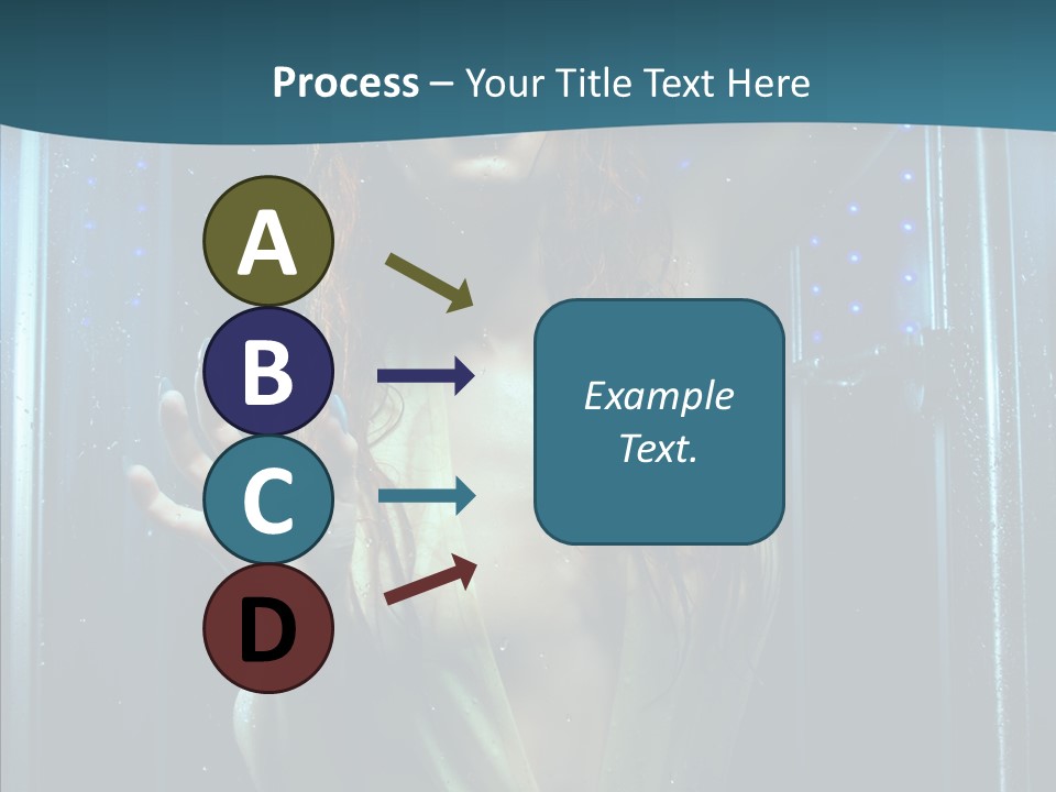 Cold Attractive Swimsuit PowerPoint Template