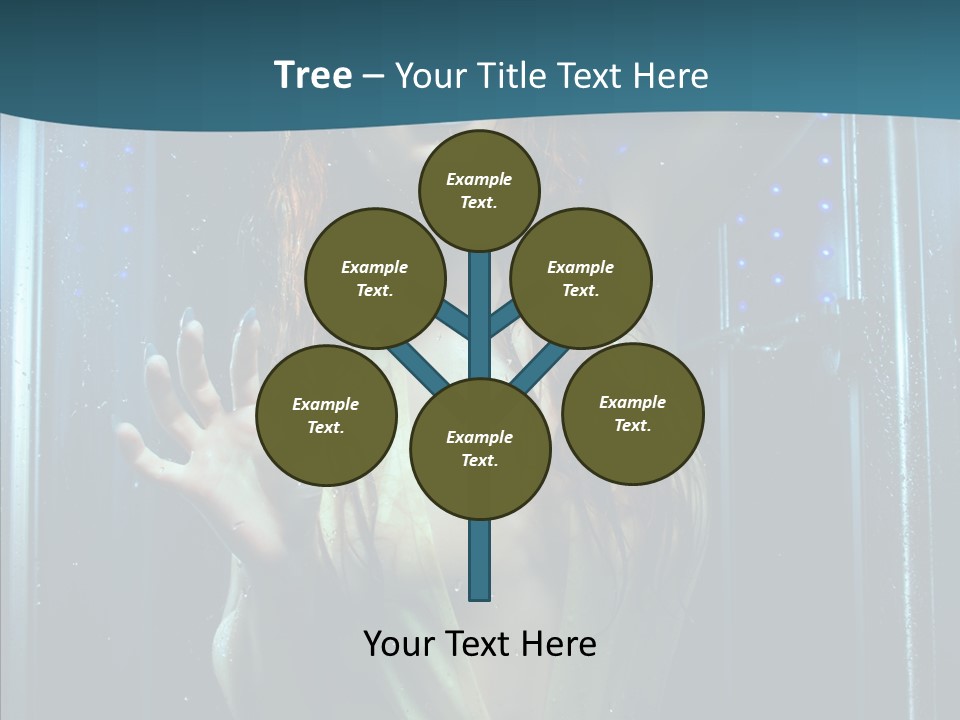 Cold Attractive Swimsuit PowerPoint Template