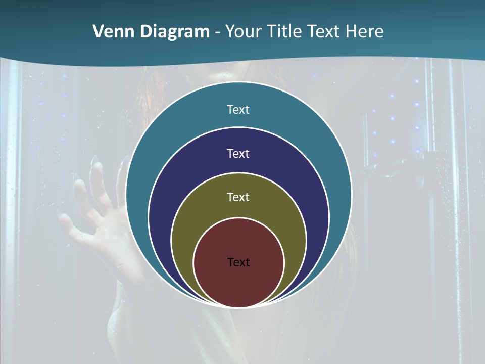 Cold Attractive Swimsuit PowerPoint Template