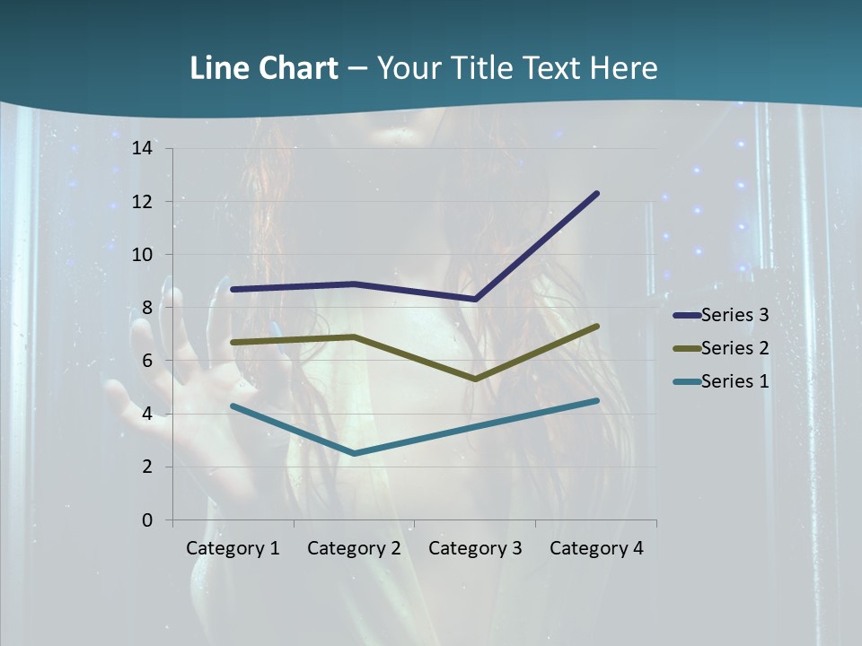Cold Attractive Swimsuit PowerPoint Template