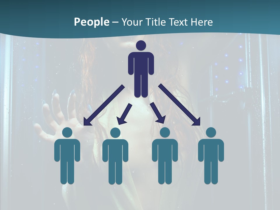 Cold Attractive Swimsuit PowerPoint Template