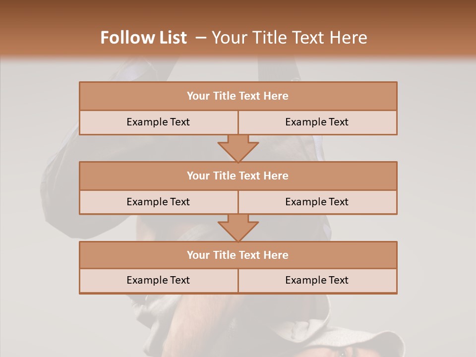Way Casual Street PowerPoint Template
