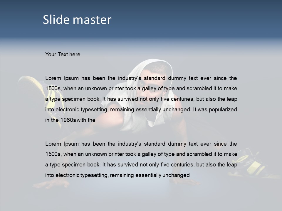 Rap Jump Usa PowerPoint Template
