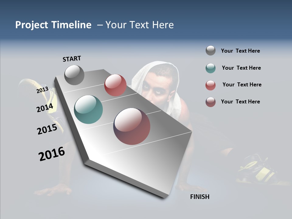 Rap Jump Usa PowerPoint Template