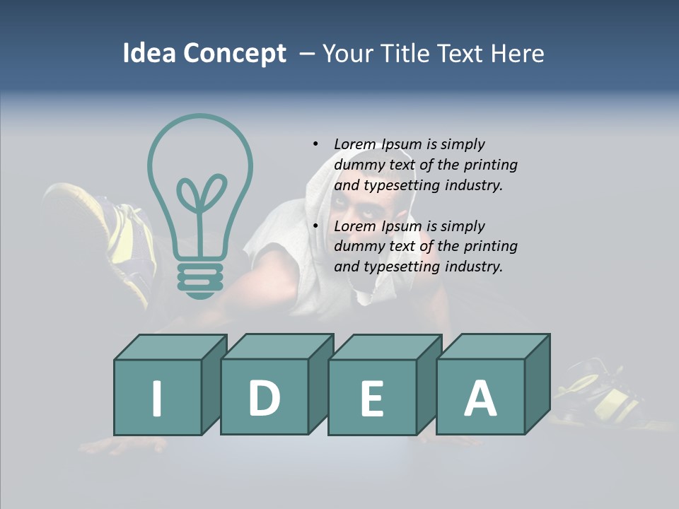 Rap Jump Usa PowerPoint Template