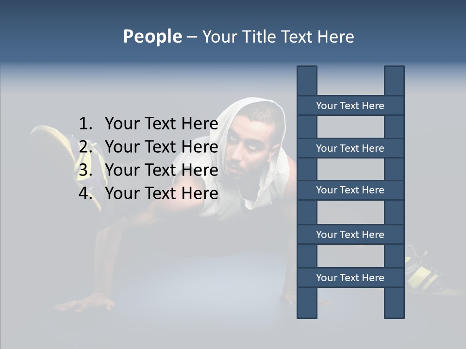 Rap Jump Usa PowerPoint Template